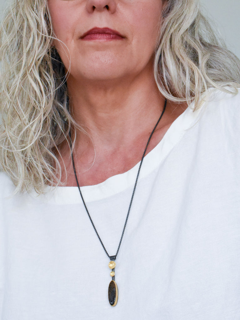 the perfect necklace for fall from Nikki Lorenz Designs