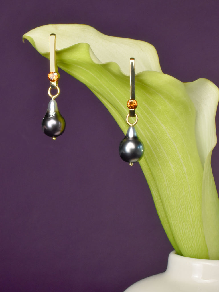 Add Some Halloween Style with These Stunning Black and Orange Earrings