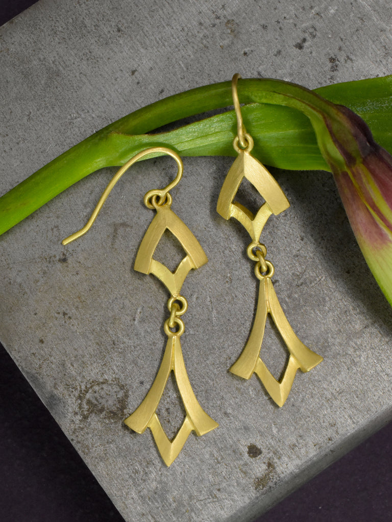 Beautiful Gold Earrings for Your Elegant Spring Days from Nikki Lorenz Designs