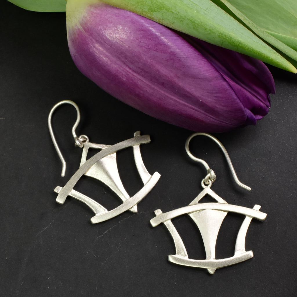 silver earrings to freshen up your spring style from Nikki Lorenz Designs