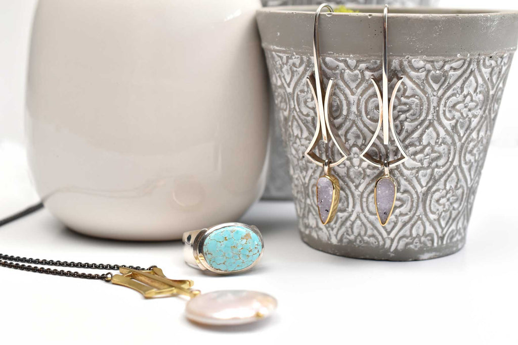 gold, silver and gemstone jewelry from Nikki Lorenz Designs