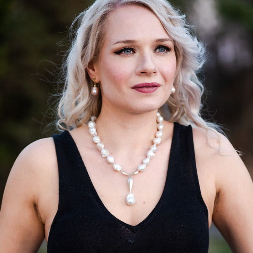 Freshwater Pearl Pyrus Necklace – Nikki Lorenz Designs
