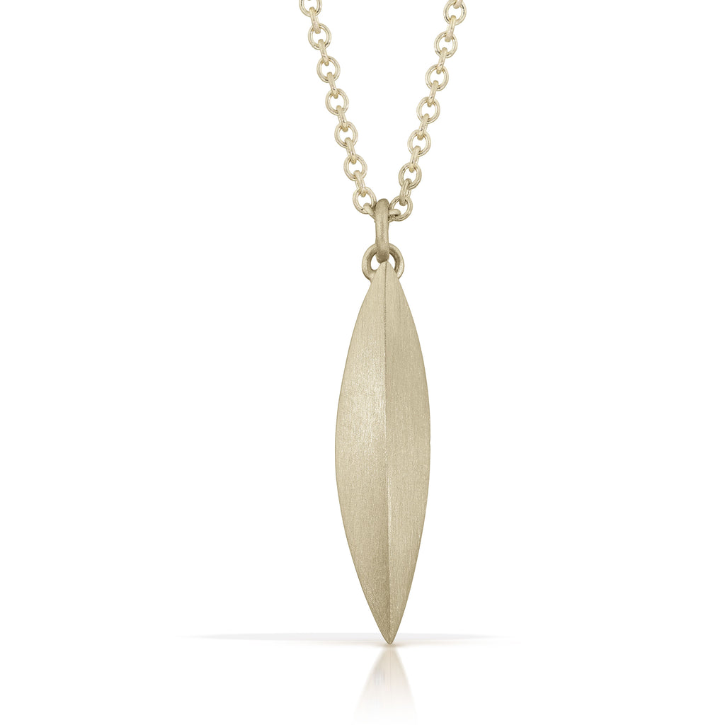 14k gold white gold pendant for everyday from Nikki Lorenz Designs